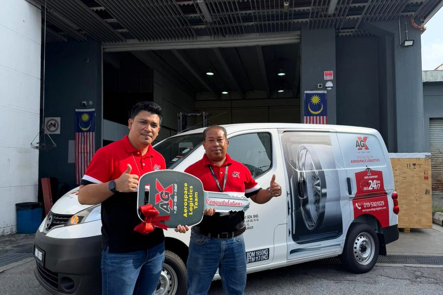 New van handover ceremony for Malaysia Aerospace Logistics Team